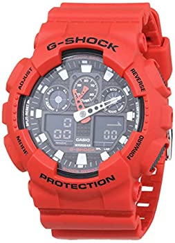【中古】(未使用･未開封品)CASIO Gショック アナデジ 腕時計/GA-100B-4AER（並行輸入品）