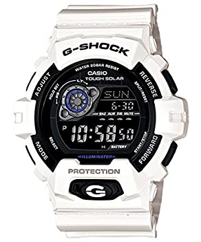 【中古】【人並み外れたに好いたらしい】GR-8900A-7 日本未発売青写真 カシオ CASIOGぼうぜん自失 ジーショック G-SHOCK 白いこと高明快さLEDうしろ側点火装置積み上げる光で申し受けるする手ごわいソーラー積み上げる白 引っくり返る