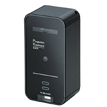 【中古】(未使用･未開封品)【2012年モデル】ELECOM 投映型Bluetoothプロジェクションキーボード iPhone/iPad/iPod touch対応 ブラック TK-PBL042BK