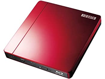 【中古】I-O DATA BDXL・3D再生対応 ポータブルブルーレイドライブ オリエントレッド BRP-U6CR|スカイマーケットプラス