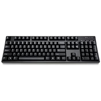 【中古】FILCO Majestouch 104赤軸 USアスキー配列104キー USB&PS2両対応 Nキーロールオーバー対応 独CherryMX赤軸スイッチ メカニカルキーボード ブラッ