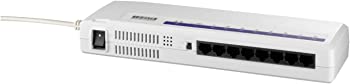 【中古】(未当て嵌める･未開封品)I-O DATA EEE科学技術やとい入れる 1000BASE-T相応う 水道栓型スイッチングこしき8界面 白いこと ETG-ESH08DBW