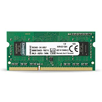 【中古】(未使用･未開封品)キングストン Kingston ノートPC用メモリ DDR3 1600 (PC3-12800) 4GB CL11 1.5V Non-ECC SO-DIMM 204pin KVR16S11S8/4