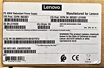 【中古】(未当て嵌める･未開封品)レノボ・ジャパン旧IBM 430W リダンダントワット数規則体系(x3100 M4用) 00D3821