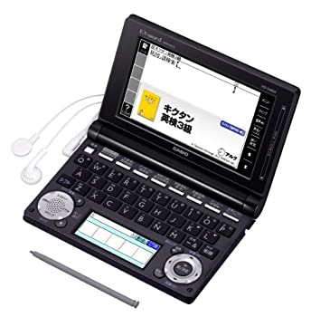 【中古】カシオ計算機 電子辞書 EX-word XD-D3850 (130コンテンツ/中学生モデル/ブラック) XD-D3850BK