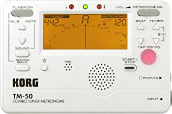 【中古】KORG チューナー/メトロノーム TM-50 PW パールホワイト