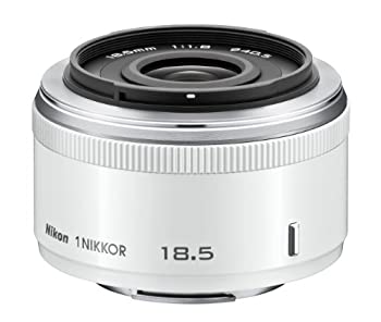 【中古】(未使用･未開封品)Nikon 単焦点レンズ 1 NIKKOR 18.5mm f/1.8 ホワイト ニコンCXフォーマット専用