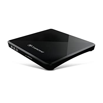 【中古】(未使用･未開封品)Transcend 超薄型ポータブルCD/DVDドライブ TS8XDVDS-K ブラック