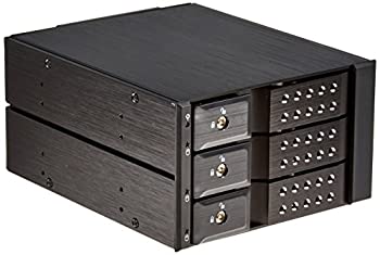【中古】(未当て嵌める･未開封品)世紀 iStarUSA リムーバブルラック 3Bay模範例 黒いこと BPN-DE230SS-BK