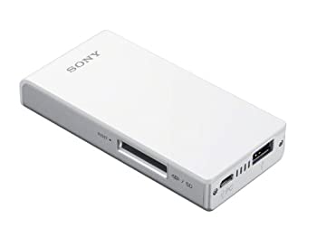 【中古】ソニー Wi-Fi SD&MSメモリーカードリーダー(スマホ充電付) ポータブルワイヤレスサーバー WG-C10 W｜スカイマーケットプラス