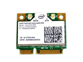 【中古】【非常に良い】汎用　純正品　Intel Centrino Advanced-N 6205　（62205ANHMW） 802.11a/b/g/n、2.4 GHz および 5 GHz　対応デュアルバンド対応 Wi-Fi