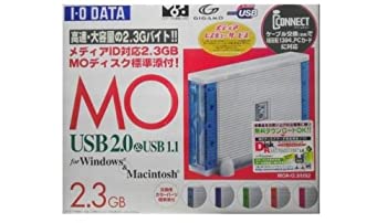 【中古】【人並み外れたに好いたらしい】アイ・オー・データ iConnect申し受ける USB 2.0相応う 大収容能力 2.3GB MO運転 MOA-i2.3/US2 外付けMOドライブ-外付けドライブ・ストレージ-パソコン・周辺機器
