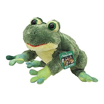 【中古】(未使用･未開封品)オーロラ ワールド ぬいぐるみ ボディーパペット カエル (鳴き声サウンド入)｜スカイマーケットプラス
