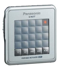 【中古】(未当てはめる･未開封品)Panasonic パナソニック SJ-MJ17-S しろがね色 携帯型MD電気蓄音機 MDLP相応う （MD生まれ変わり専用機/MD）