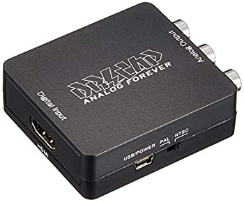 【中古】(未使用･未開封品)DRECAP HDMI出力をビデオとステレオ音声出力(RCA)に変換するダウンスキャンコンバーター DC-HDMIRCA