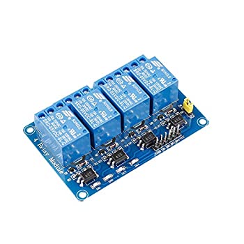 【中古】(未当てはめる･未開封品)SunFounder(サンファウンダー) 4通信路 5Vリレーシールドモジュール Arduino UNO 2560 1280 ARM PIC AVR STM32 Raspberry Piの目的に [並行
