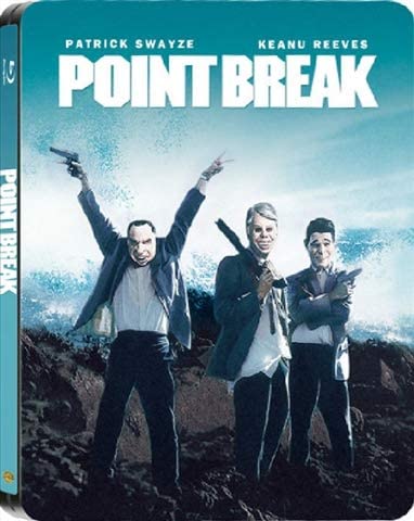 【中古】ハート・ブルー ブルーレイ 数量限定スチールブック仕様 [リージョンフリー](輸入版) 原題: Point Break／パトリック・スウェイジ, キアヌ・リーブス
