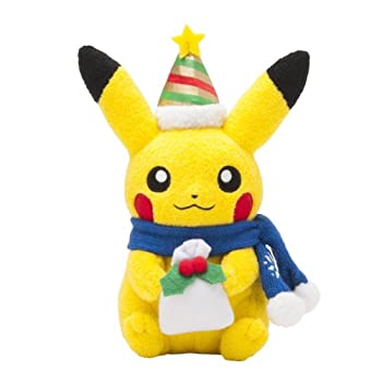 【中古】ポケモンセンターオリジナル ぬいぐるみ ピカチュウ クリスマス2013|スカイマーケットプラス