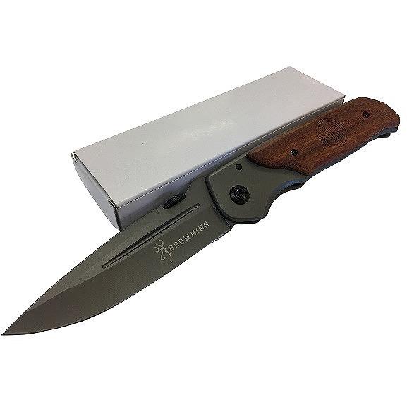 楽天市場】DA52 NEUTRAL KNIVES BROWNING 重厚サムスタッド