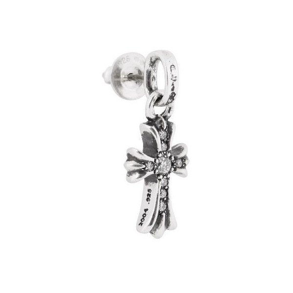Skytrek Chrome Hearts Baby Fat Earring Pave Diamond Chrome Hearts Baby Fat Earring Pave Diamond Ch Cross Phat Earrings Paved