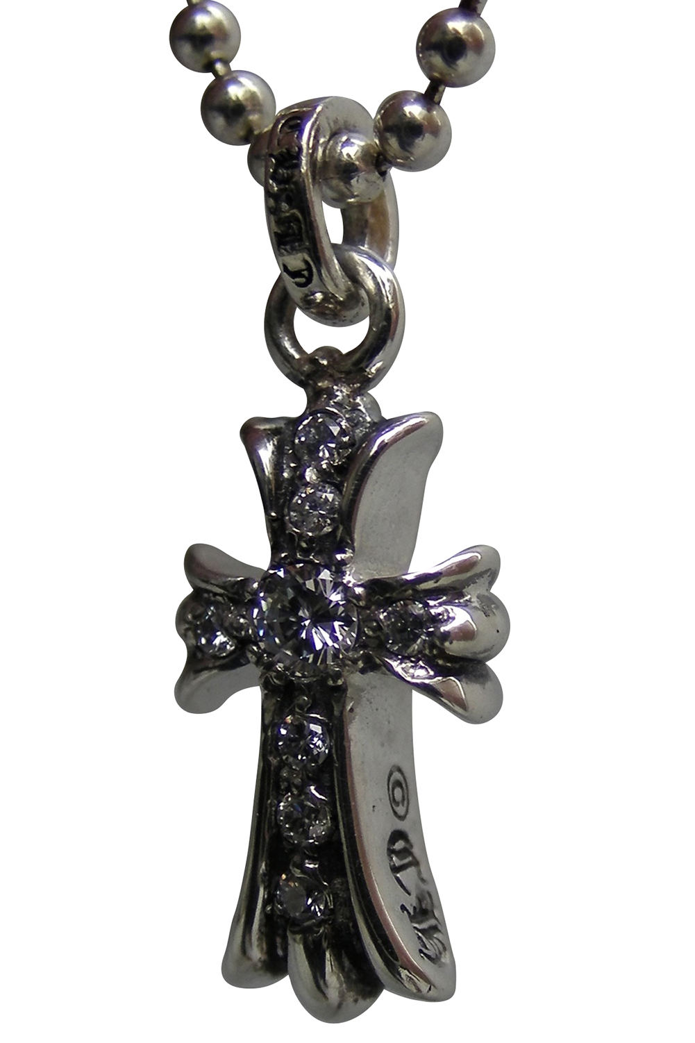 楽天市場】CHROME HEARTS CH CROSS BABY FAT PAVE DIAMOND SILVER 