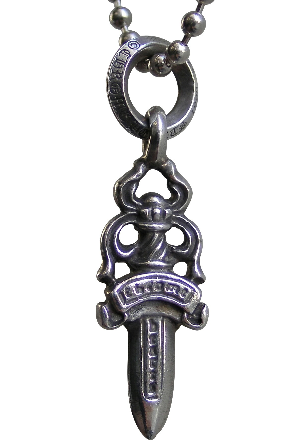 楽天市場】CHROME HEARTS Flerknee Padlock & Dagger Key pendant