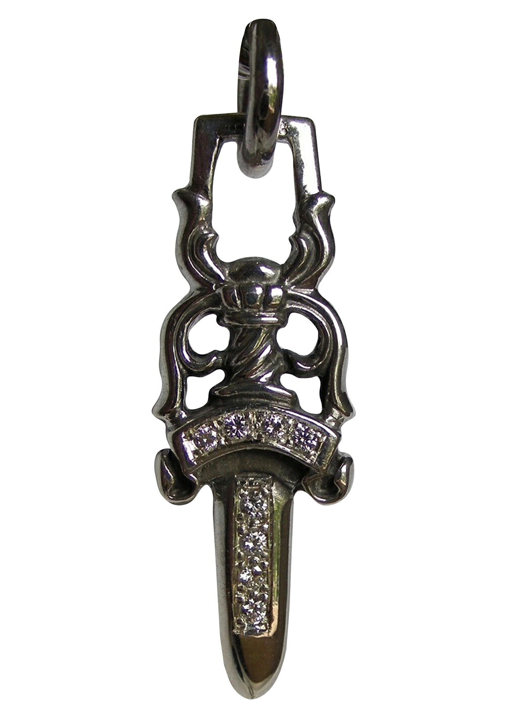 楽天市場 Chrome Hearts Large Dagger Pendant クロムハーツ ラージダガー ペンダント パヴェダイヤモンド Skytrek