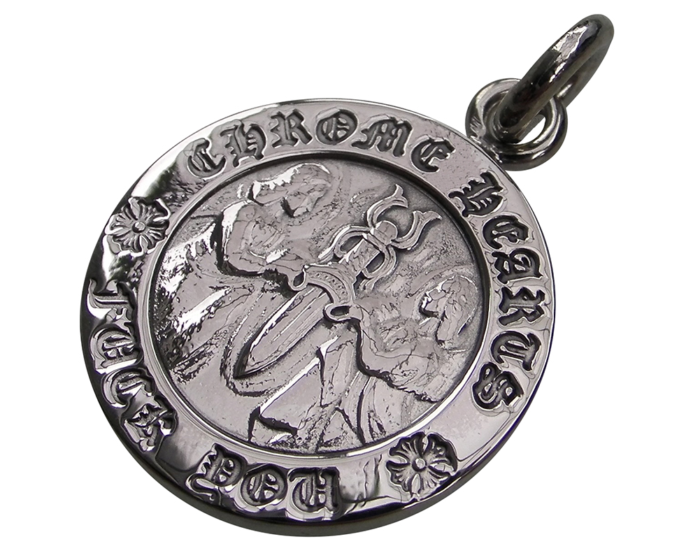 美品　クロムハーツ　エンジェルメダル　オーバル 楽天市場】クロムハーツ【CHROMEHEARTS】ANGEL MEDAL OVAL V2