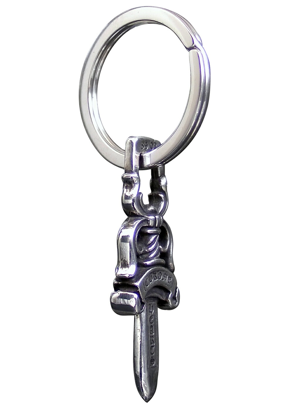 クロムハーツ　ダガー　キーリング CHROME HEARTS DOUBLE DAGGER KEY RING クロムハーツ ダブル