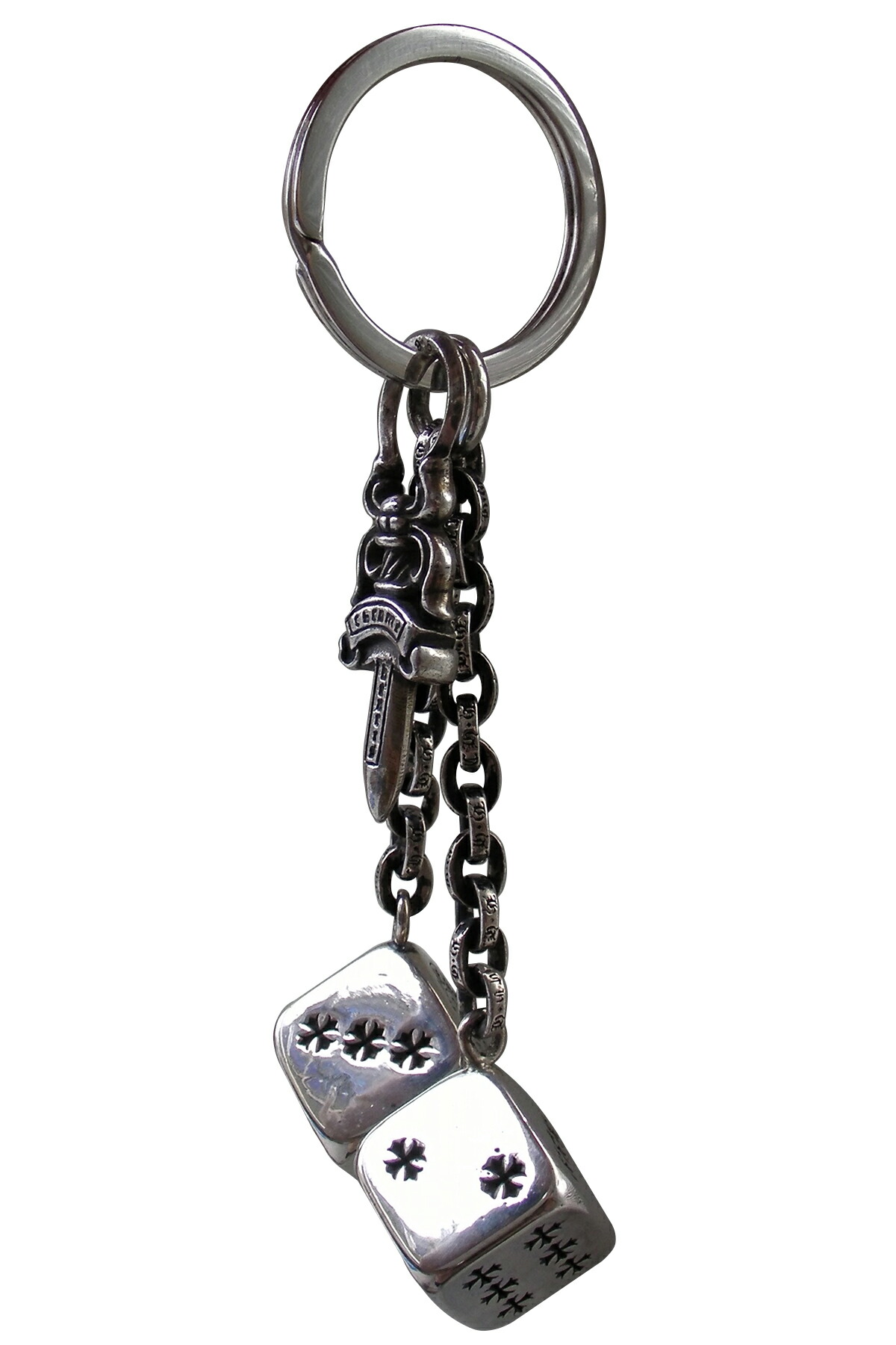 楽天市場】CHROME HEARTS 3 TRINKETS KEY RING クロムハーツ
