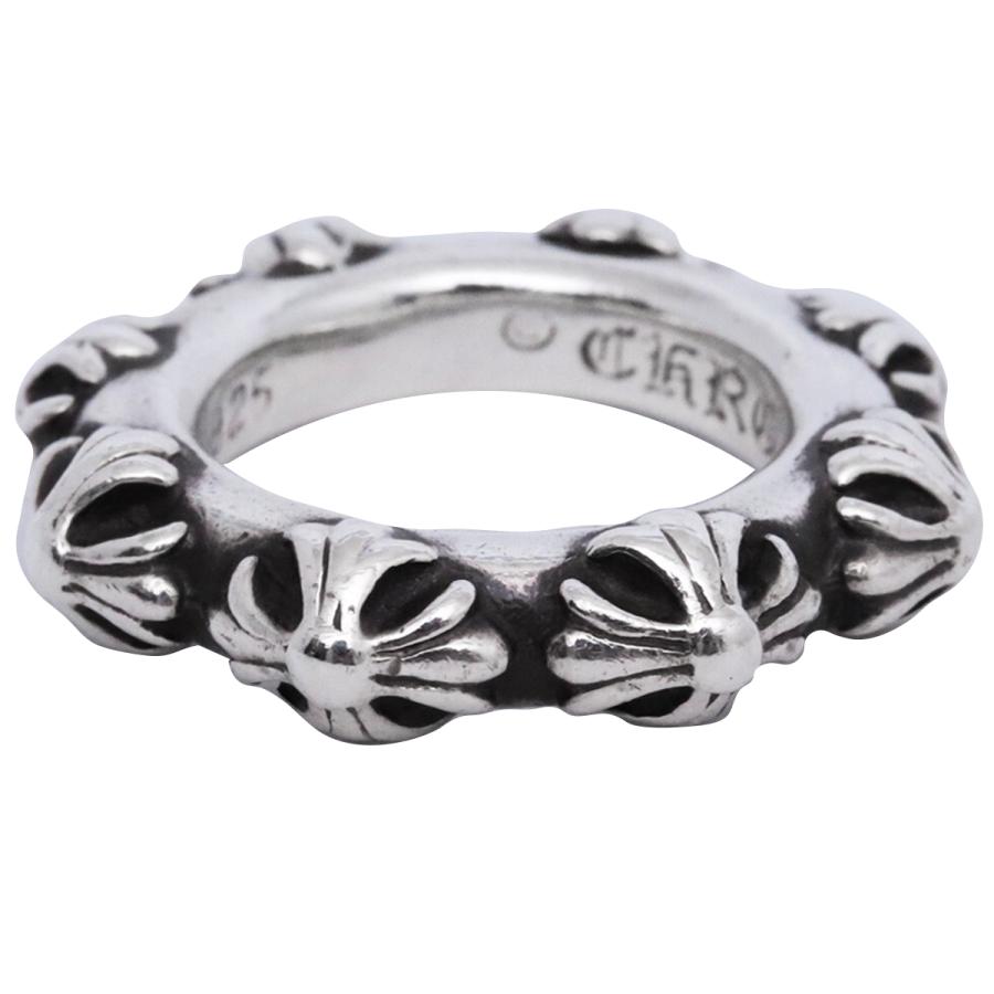 CHROME HEARTS CROSS BAND RING クロムハーツ 差し交わすダンス楽隊 輪っか