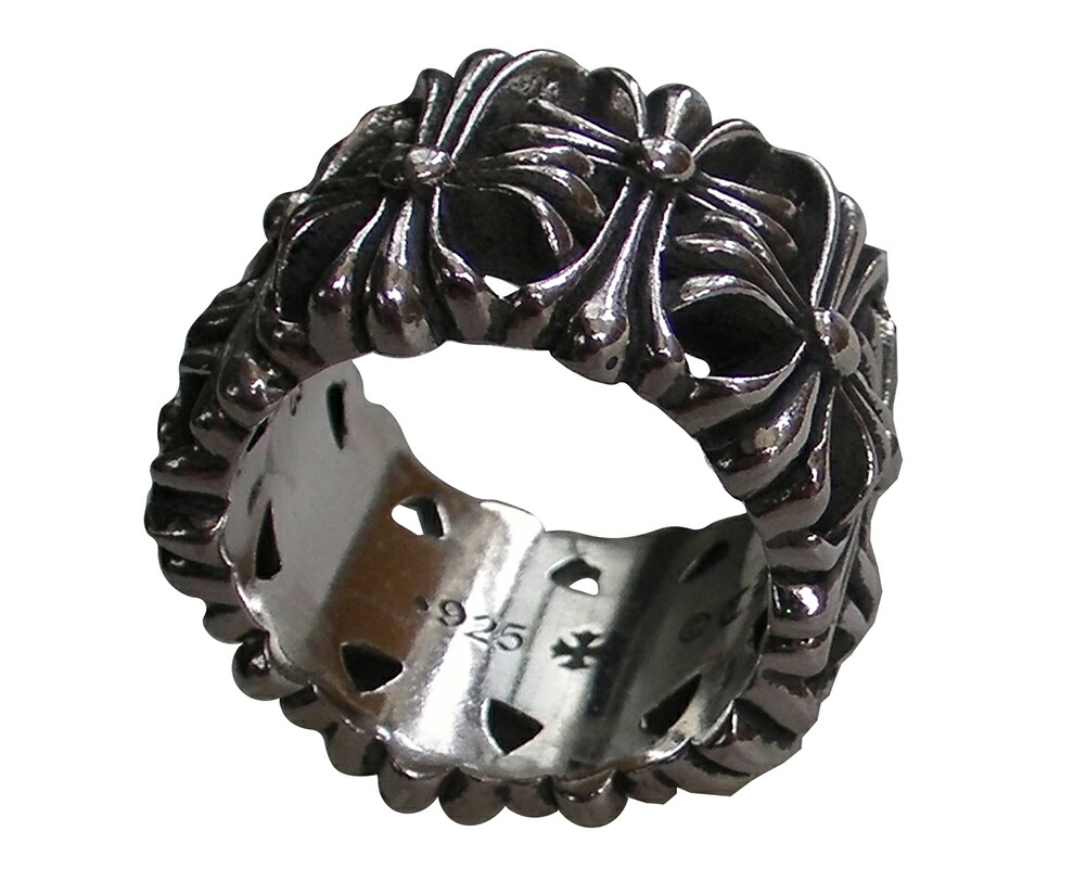 楽天市場】CHROME HEARTS SQUARE CEMETERY RING スクエアセメタリー