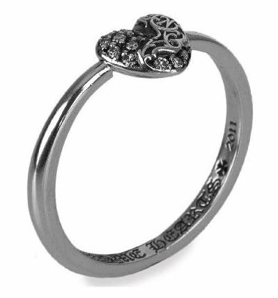 楽天市場】CHROME HEARTS BUBBLEGUM HEART RING クロムハーツ