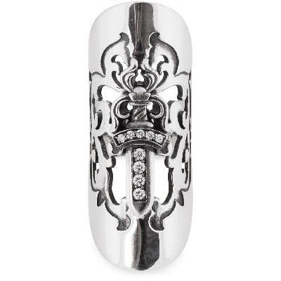 CHROME HEARTS CANNOLI RING DAGGER PAVE DIAMOND クロムハーツ　CANNOLI リング ダガー　パヴェダイヤ｜SKYTREK