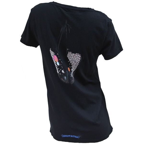 【楽天市場】CHROME HEARTS LADIES T-SHIRT クロムハーツ レディース 半袖Tシャツ ブラック：SKYTREK