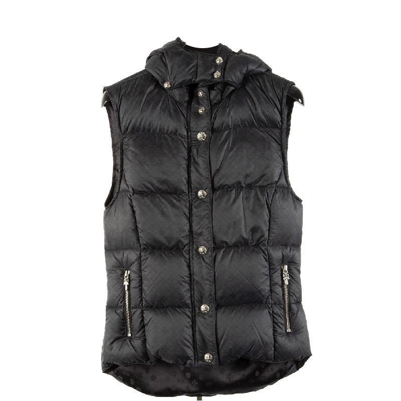 CHROME HEARTS SMALL ベスト ナイロン NYLON VEST レディース PUFFY