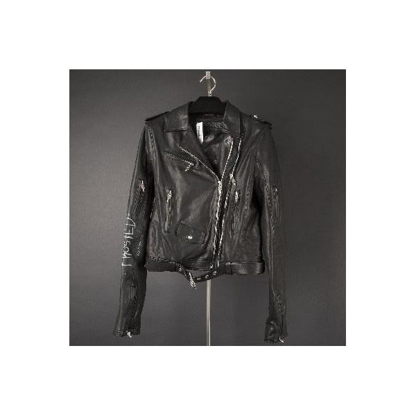 楽天市場】CHROME HEARTS CRETIN BLACK LEATHER JACKET クロムハーツ 