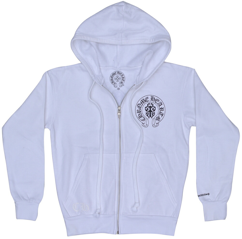 chrome hearts white hoodie