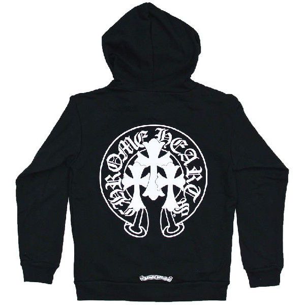 chrome hearts grey cross hoodie