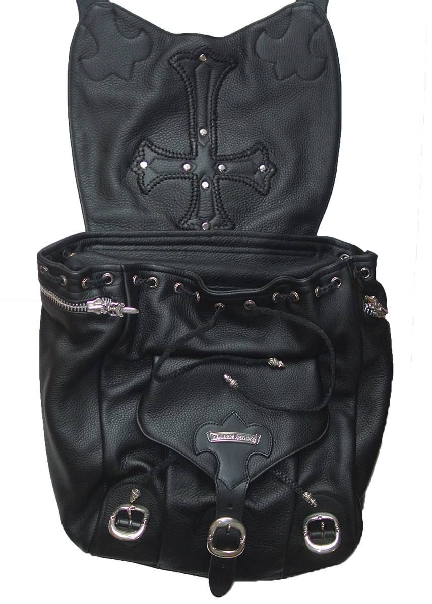 【楽天市場】CHROME HEARTS LEATHER BACKPACK CROSS クロムハーツ レザー バックパック クロス ラージサイズ