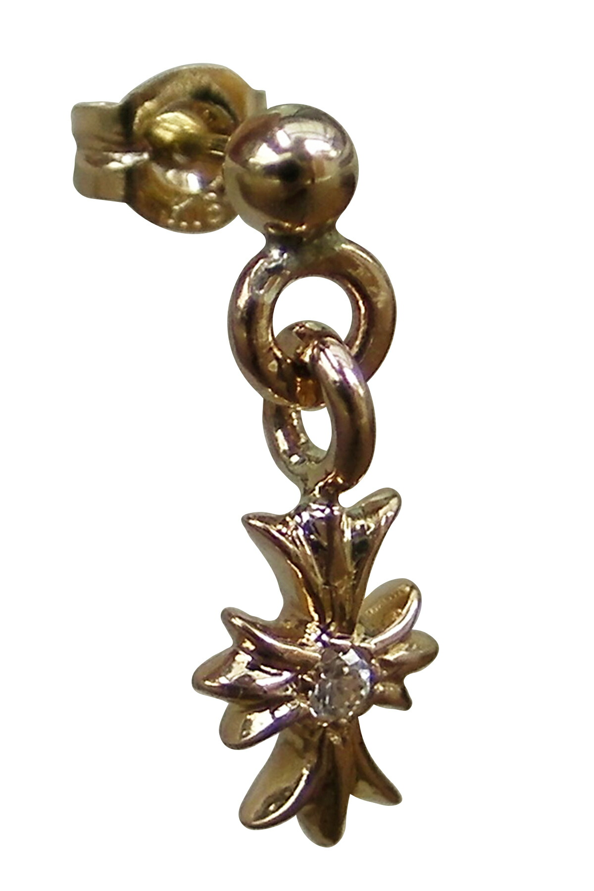楽天市場】CHROME HEARTS #2 CH PLUS STUD EARRING 22K DIAMOND