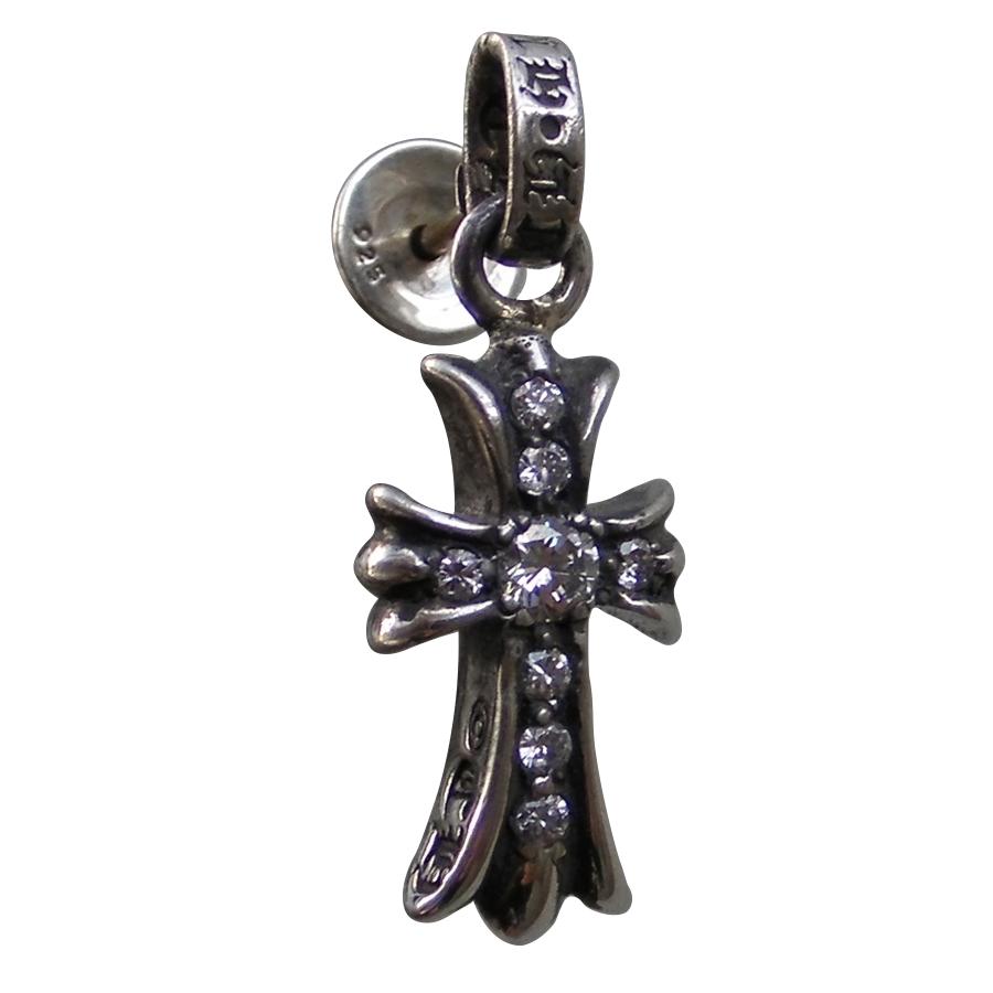 楽天市場】CHROME HEARTS BABY FAT EARRING 18K PAVE DIAMOND クロム