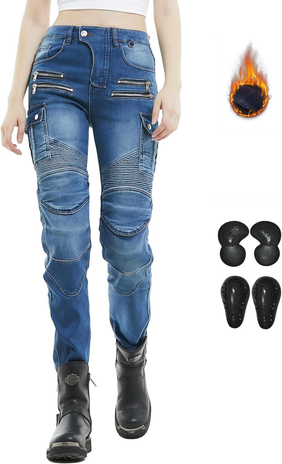 楽天市場】ライディングパンツ レディース 冬 バイクパンツ 防寒