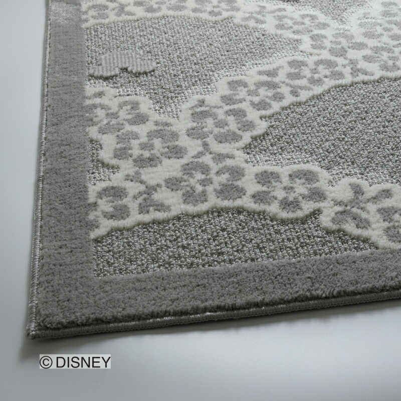 ディズニー ラグ ラグマット カーペット スミノエ Disney ライン登録で300円クーポンゲット 130cm 185cm Drm 1071 国産 スミノエ ディズニー ミッキー フラワーリースラグ 防ダニ 耐熱 ホットカーペット対応 ラグ マット カーペット キャラクター
