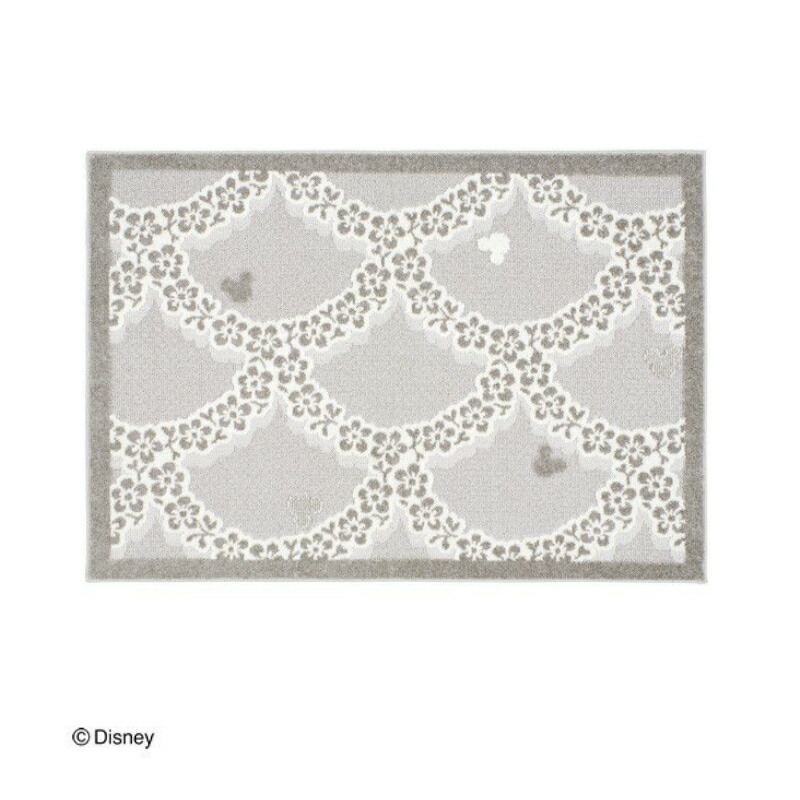 ディズニー ラグ ラグマット カーペット スミノエ Disney ライン登録で300円クーポンゲット 130cm 185cm Drm 1071 国産 スミノエ ディズニー ミッキー フラワーリースラグ 防ダニ 耐熱 ホットカーペット対応 ラグ マット カーペット キャラクター