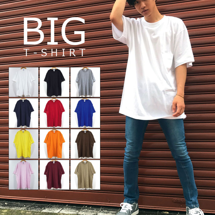 楽天市場】Champion チャンピオン ビッグTシャツ 半袖 メンズ 無地 