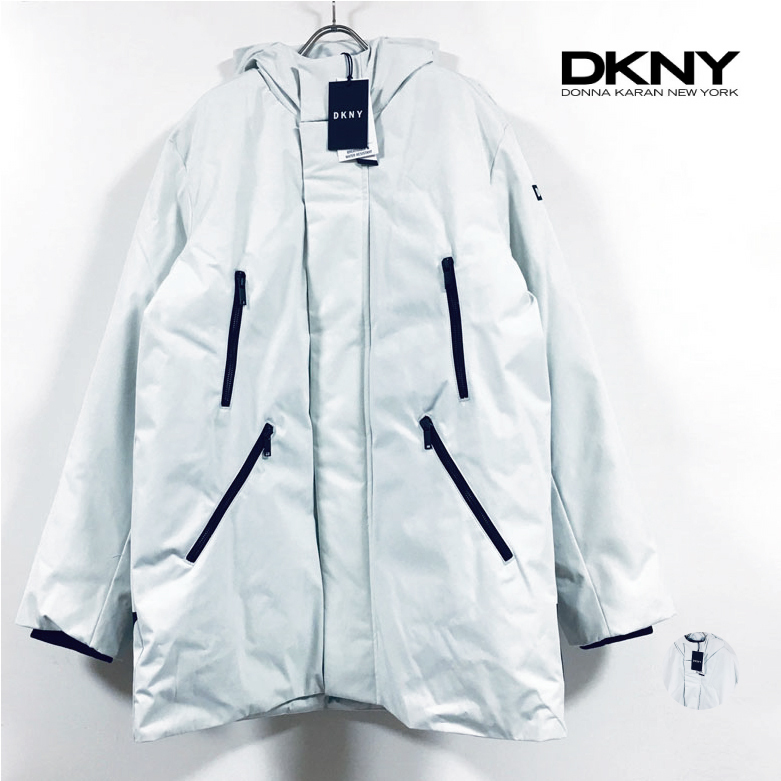 Dkny ダナ キャラン ニューヨーク Arctic Cloth Hooded Logo Parka フード ジャケット Dx8mp195 長袖 メンズ 送料無料 Donna Karan New York ダナキャランニューヨーク 中綿入り パーカー ブルゾン アウター アメカジ モード ストリート系 ファッション アイス