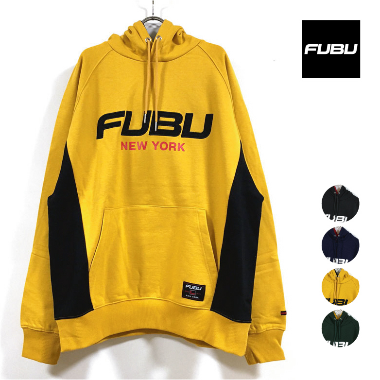 クラシカルレインボーハッピーバード 【フブ】FUBU でかロゴスウェット