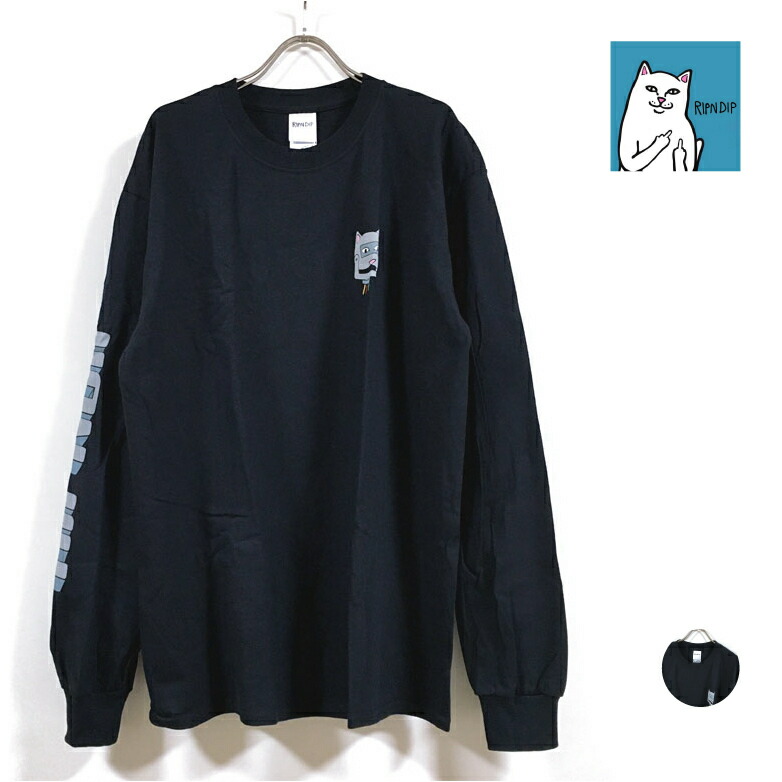 ★国内在庫/即発可*RIPNDIP*新作*PROMISED-LAND袖ロゴTシャツ★ 並行輸入】リップンディップ RIPNDIP 半袖Tシャツ NERM DE TIGRE