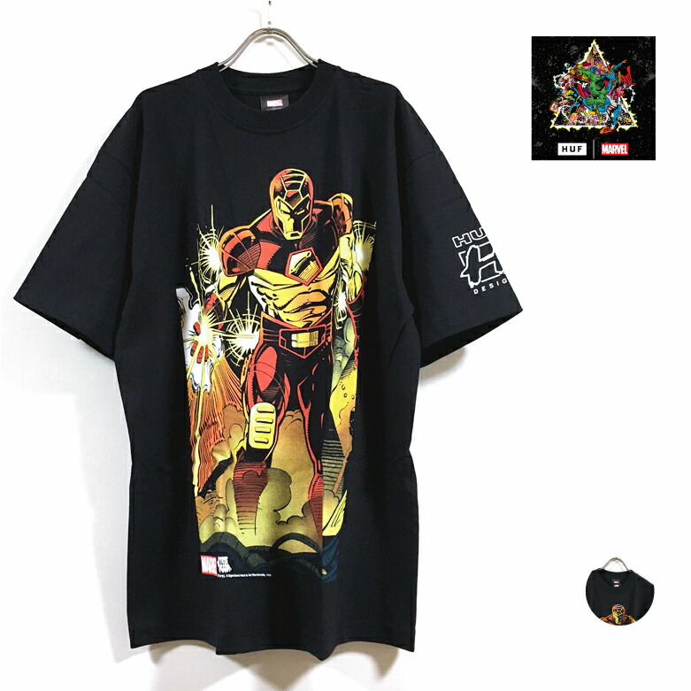 楽天市場】【 アウトレット 】 HUF ハフ × MARVEL マーベル